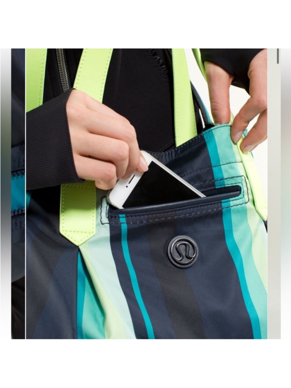 Lululemon Enlighten & Expand Tote yoga gym overnight beach bag - Picture 4 of 14